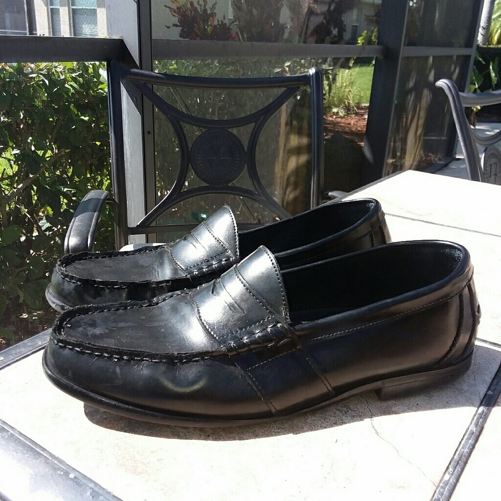 Men's Black Slip on Loafers Size 13 - Picture 6 of 7